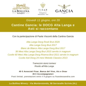Cantine Gancia: le DOCG Alta Langa e Asti si raccontano