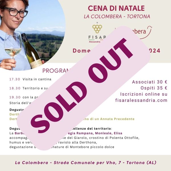 Cena degli auguri di Natale alla Colombera con visita e in cantina e degustazione
