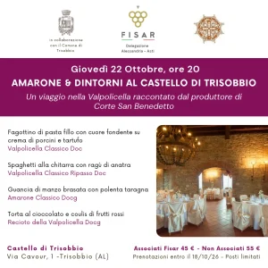 Amarone & dintorni al Castello di Trisobbio