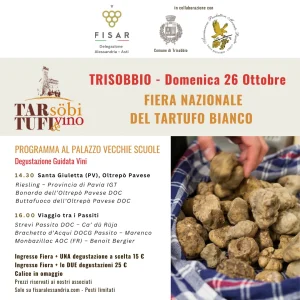 Fiera del Tartufo Bianco di Trisobbio - Degustazione Guidata Vini al Palazzo Vecchie Scuole